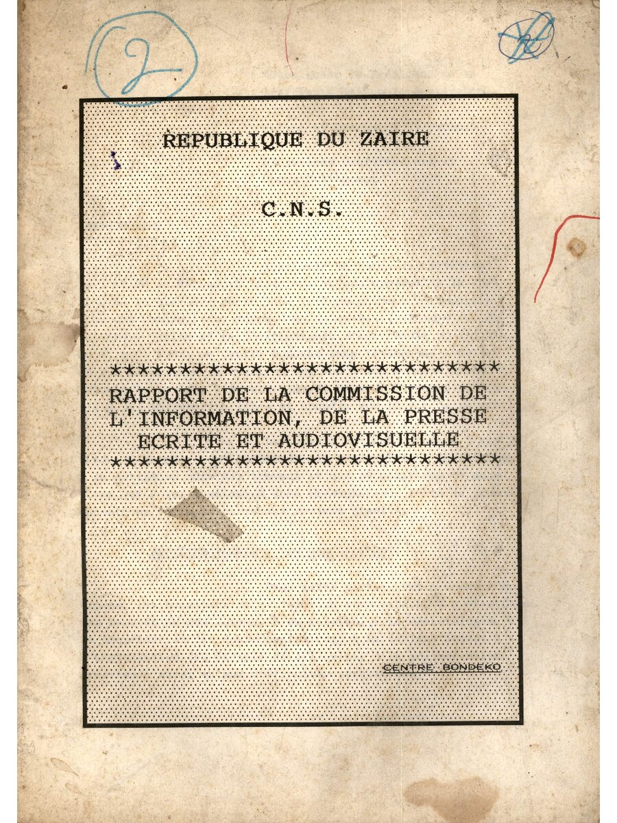 1992 08 Rapport De La Commission De L Information De La Presse Ecrite Et Audiovisuelle 972605961