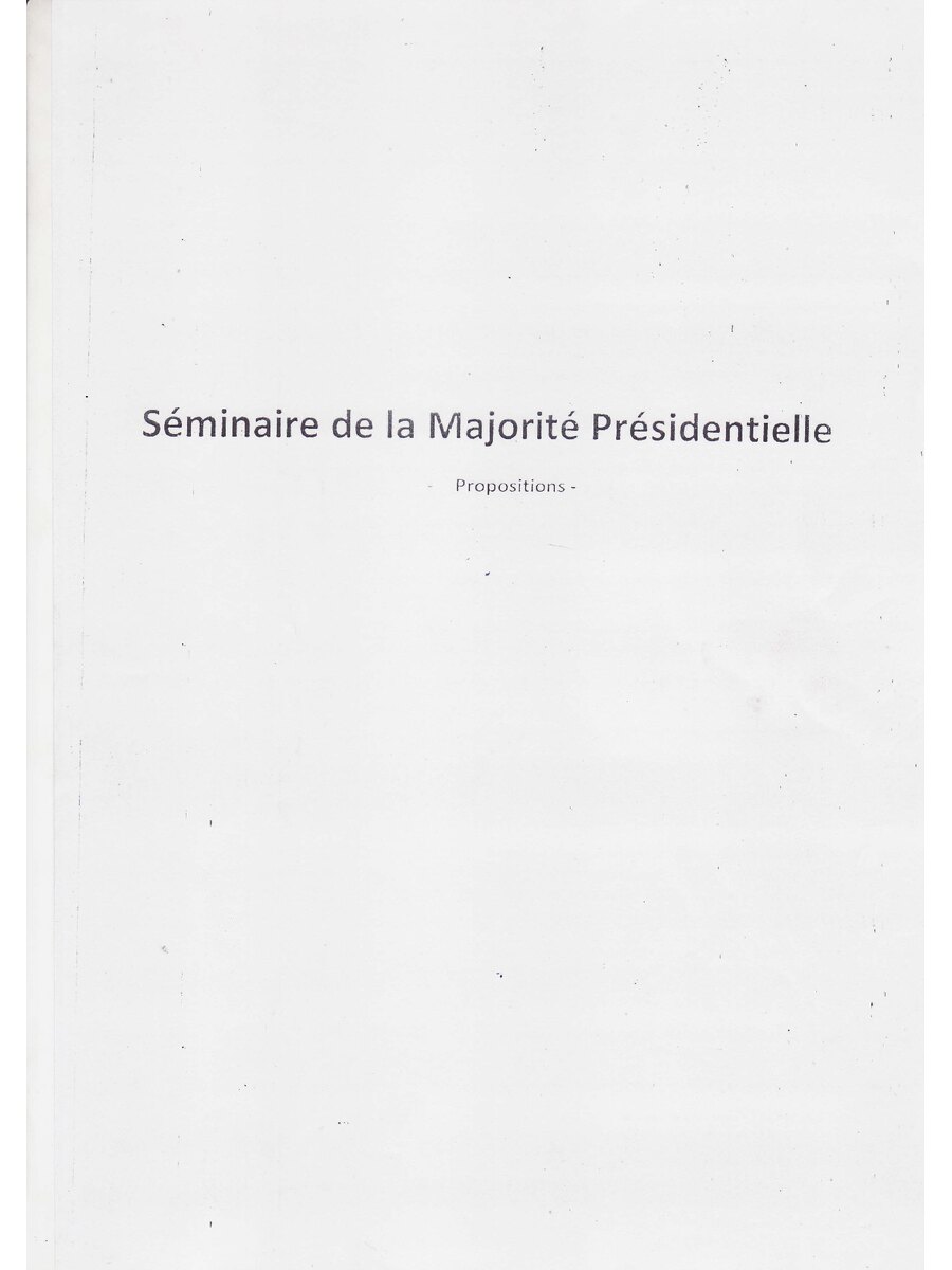 2014 Séminaire de la Majorité Présidentielle 1503406654